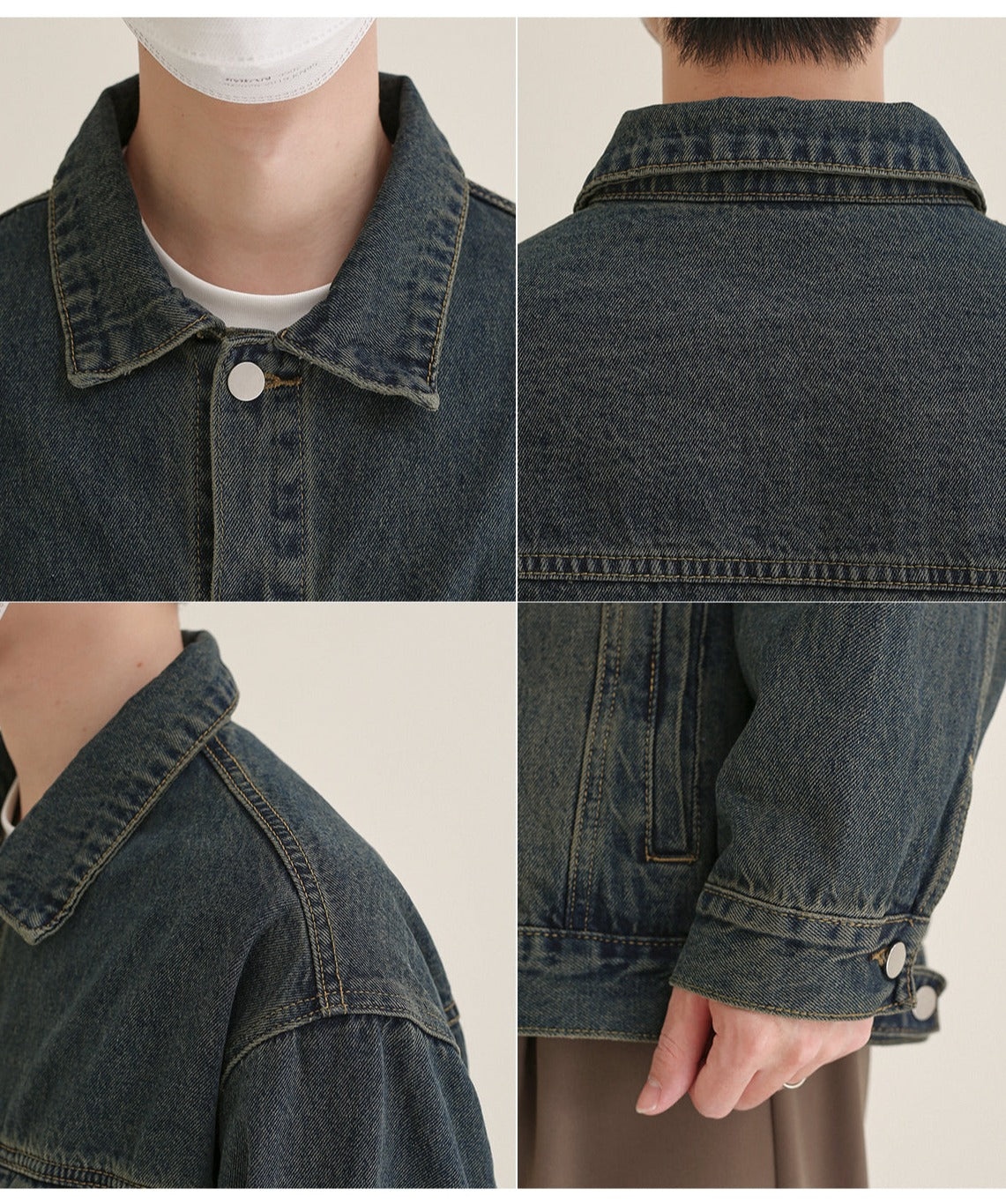 Wash denim jacket M18