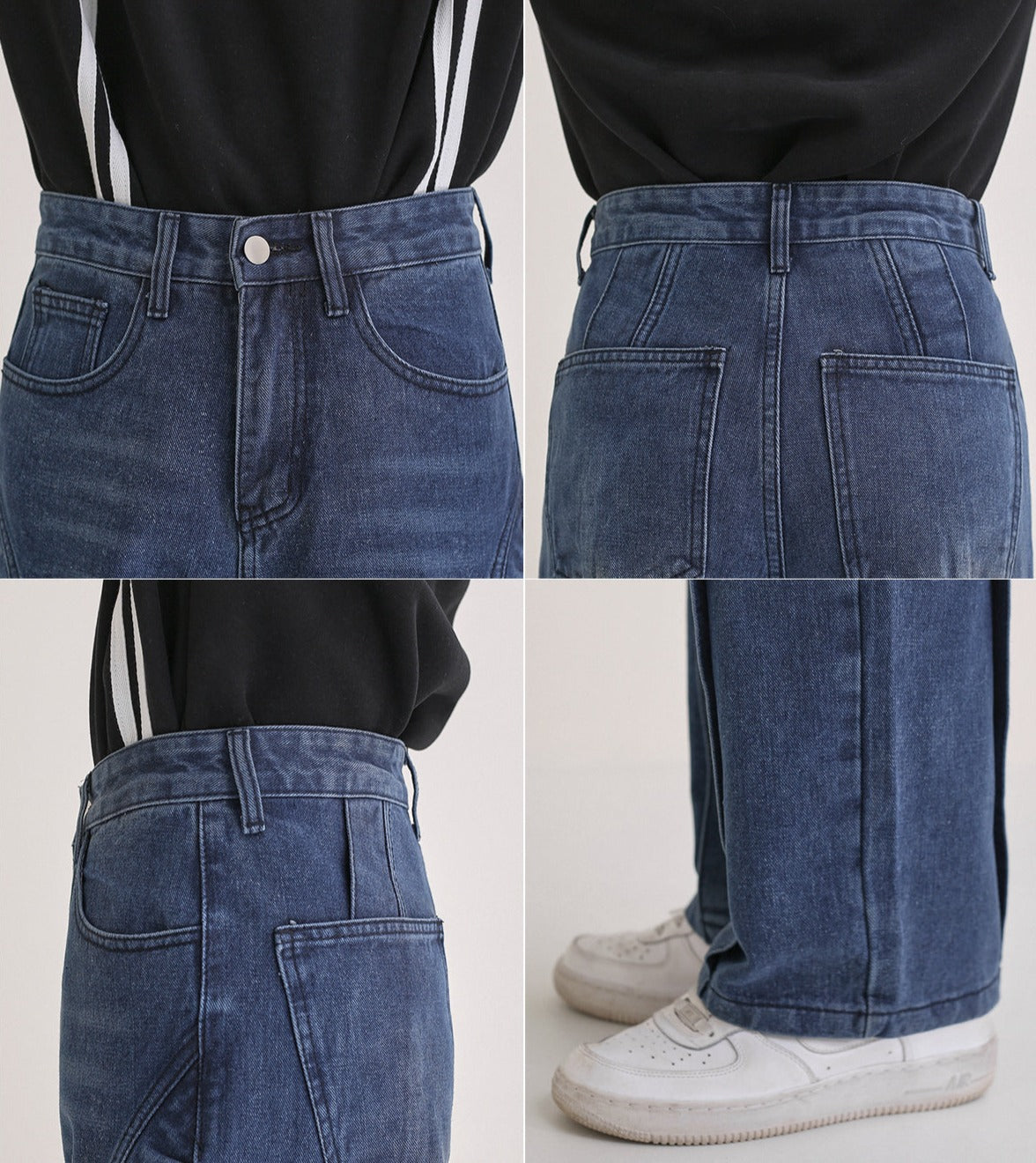 Relaxed denim pants M19