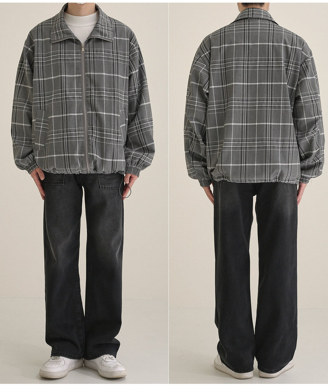 Check pattern jacket M21