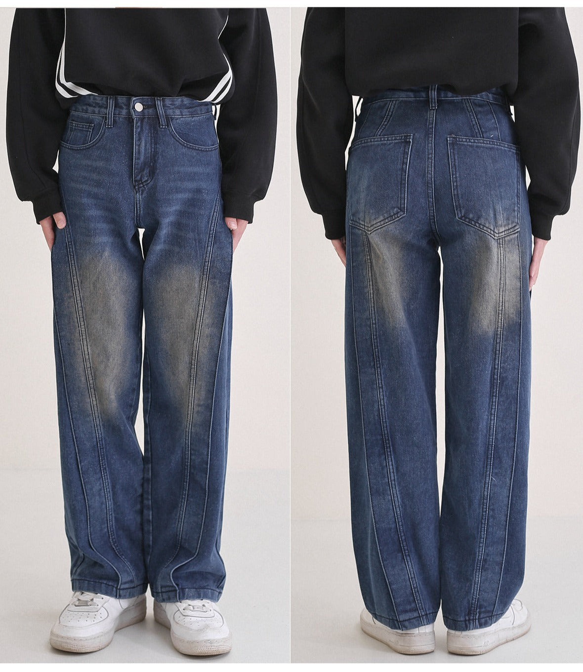 Relaxed denim pants M19