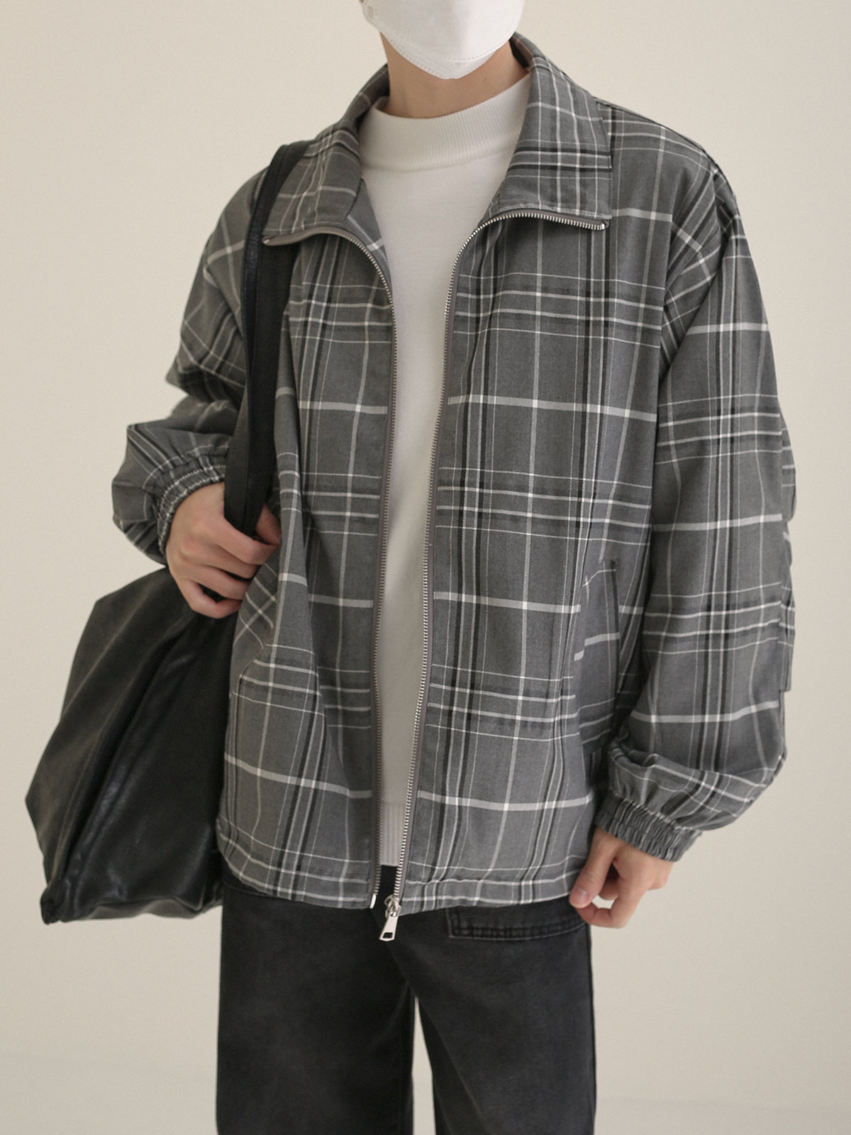 Check pattern jacket M21