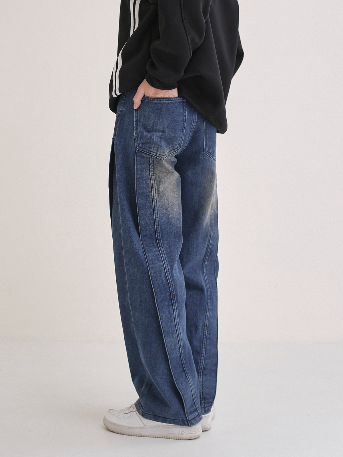 Relaxed denim pants M19