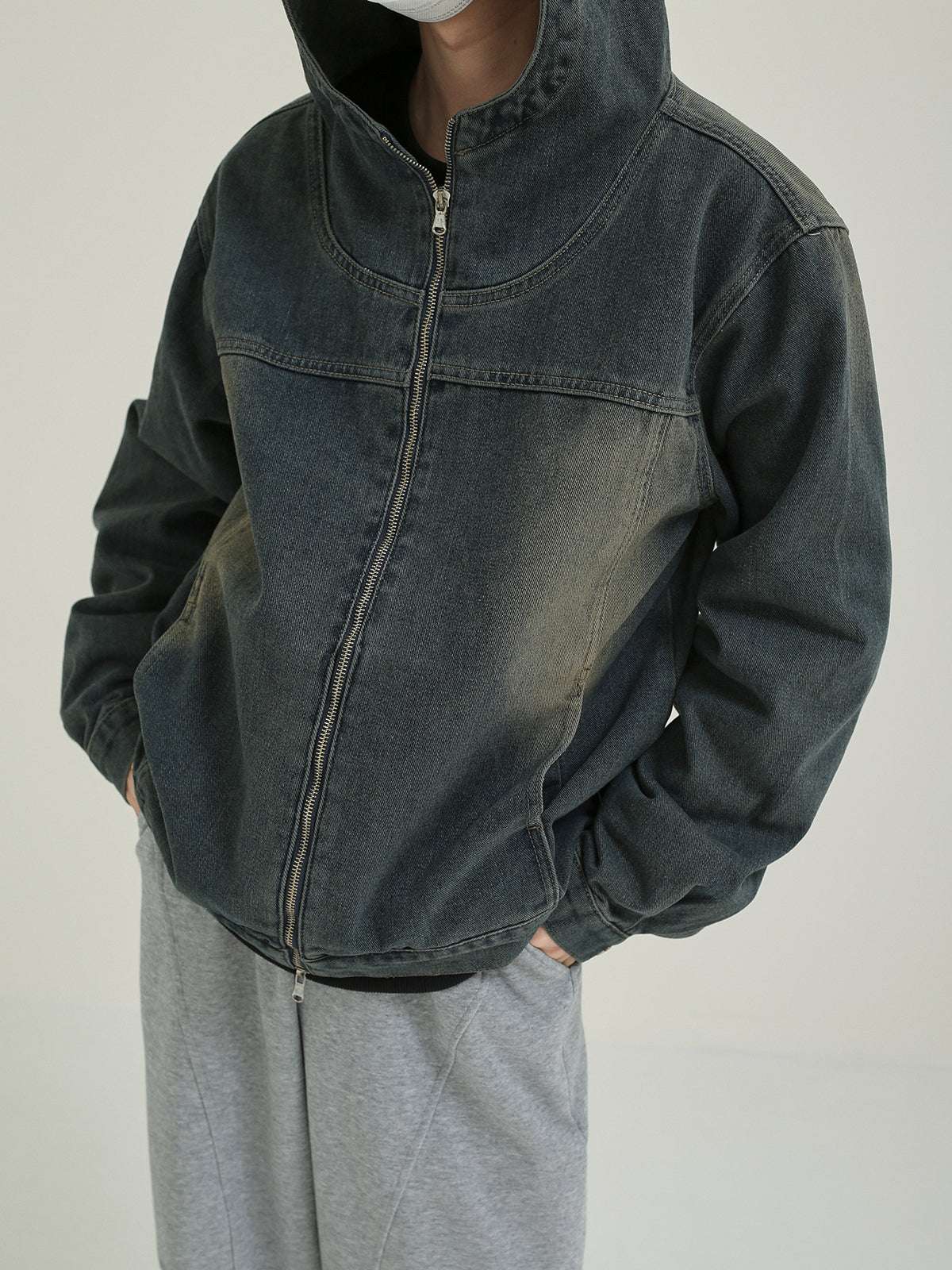 Vintage -style denim jacket M109