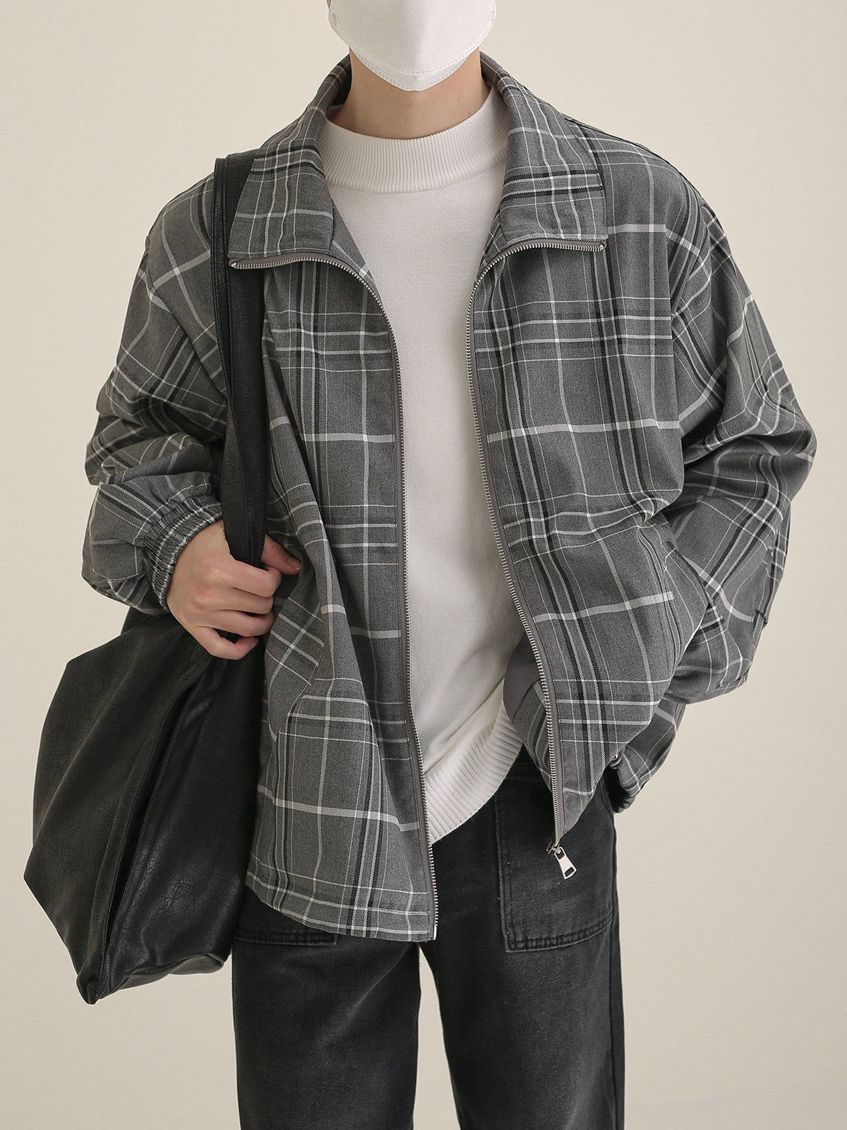 Check pattern jacket M21