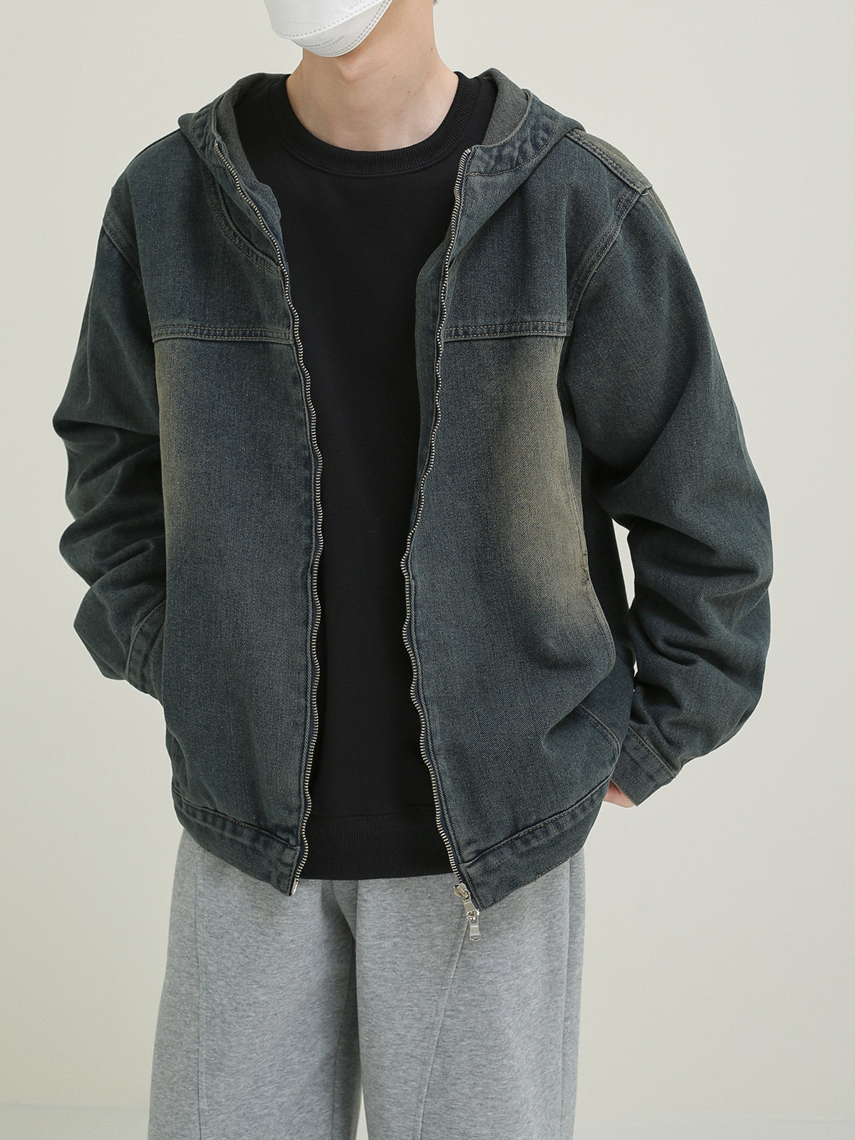 Vintage -style denim jacket M109