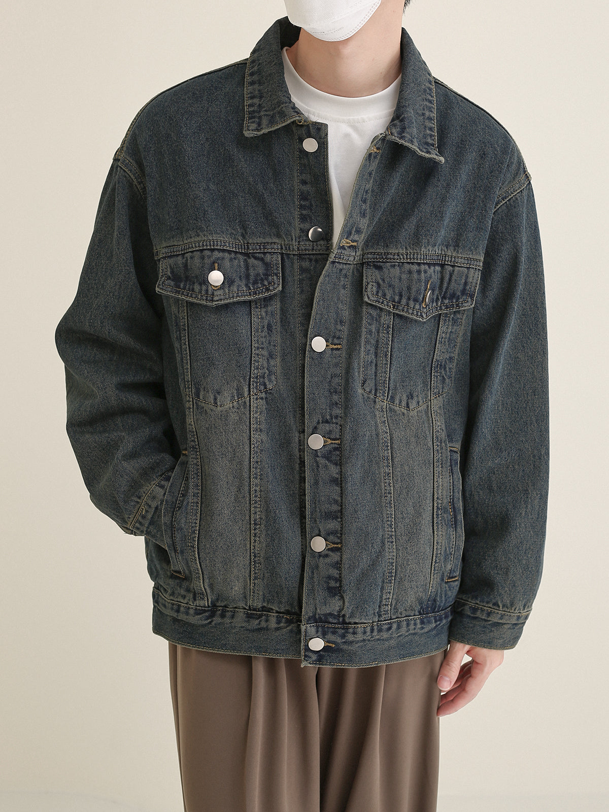 Wash denim jacket M18