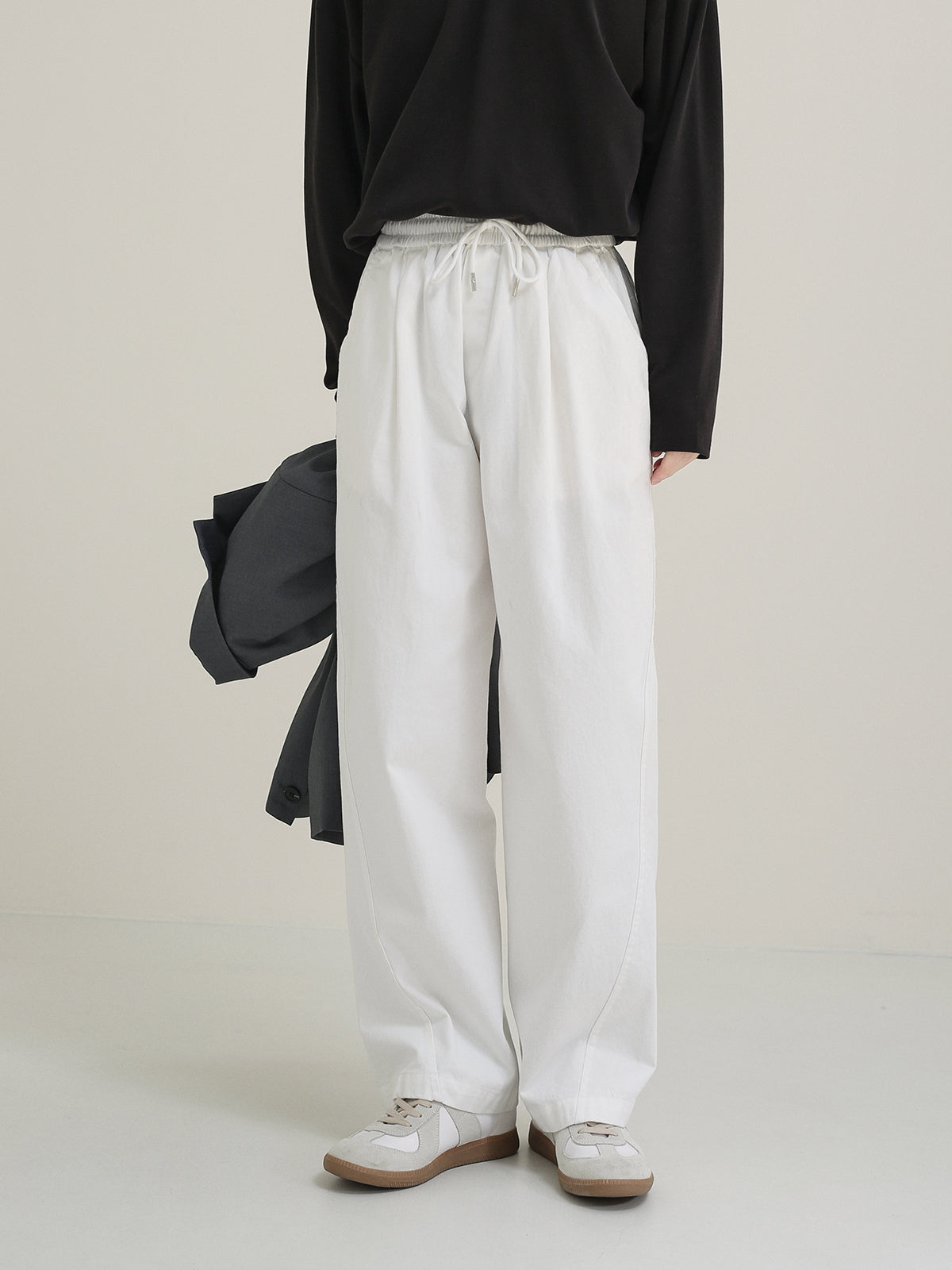 Casual pants with string M125