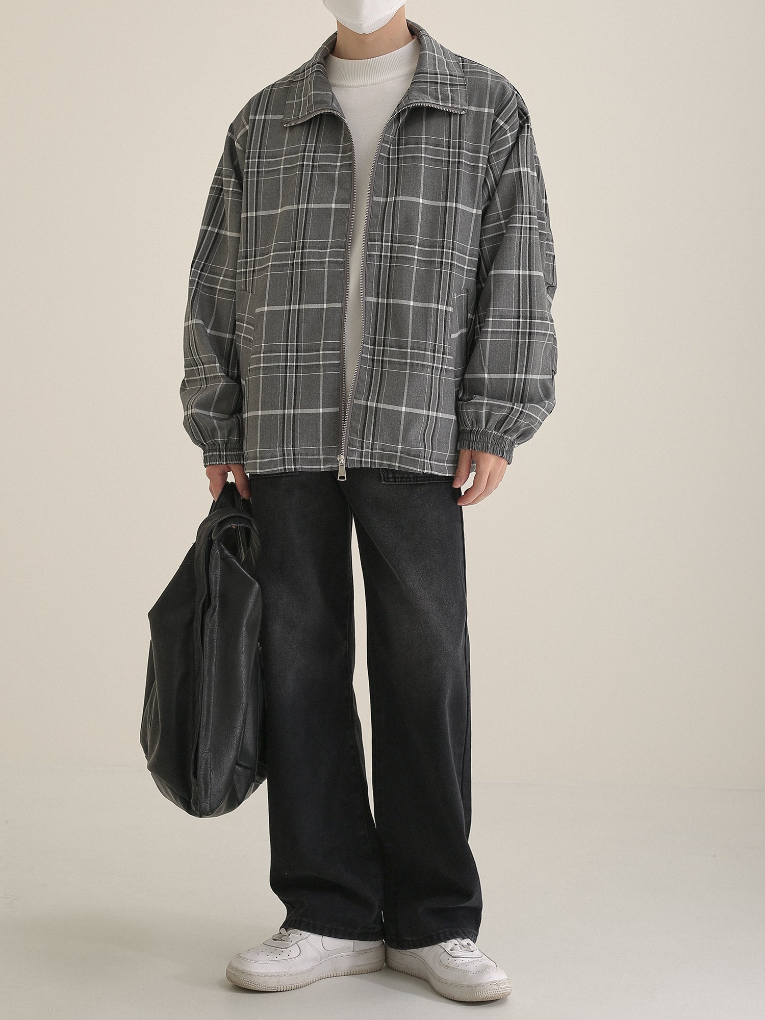 Check pattern jacket M21