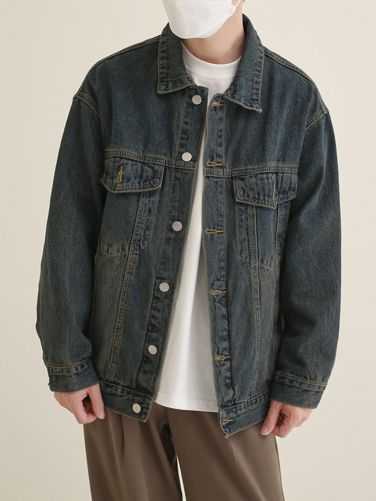 Wash denim jacket M18