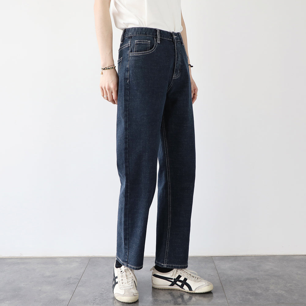 Cropped length denim pants M91