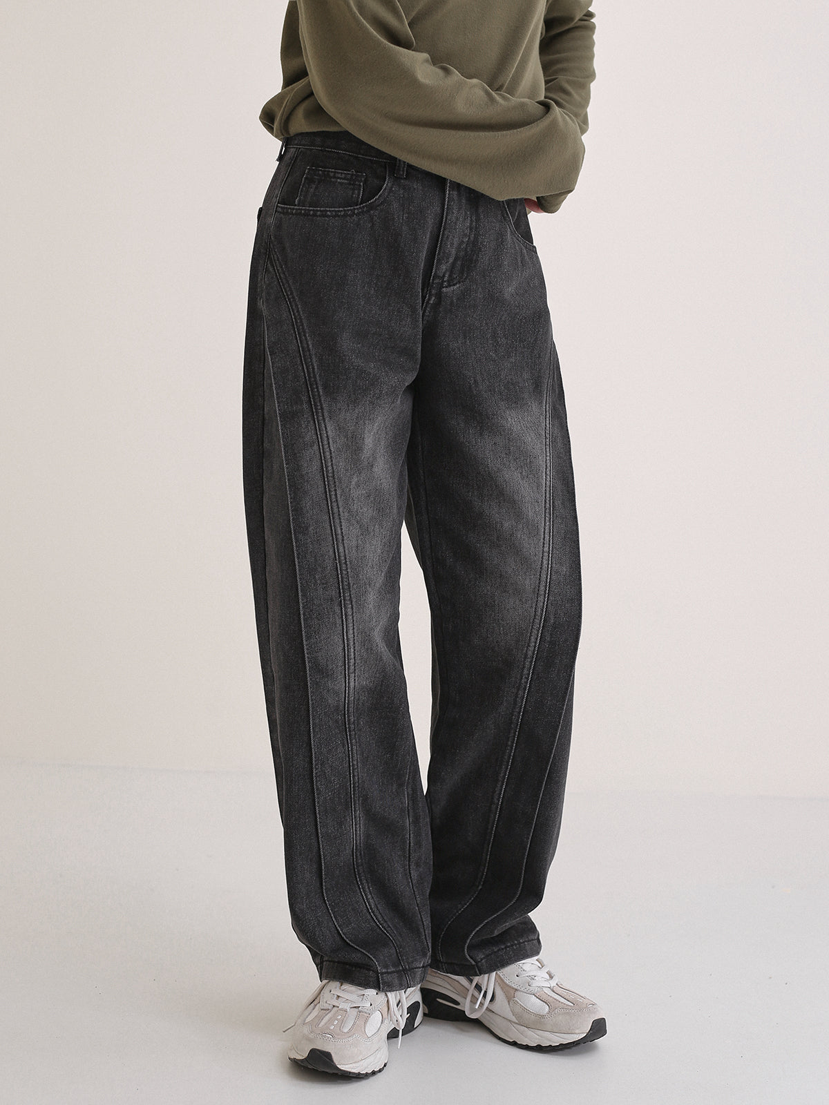 Relaxed denim pants M19