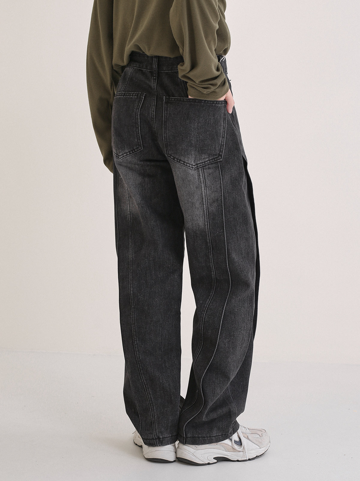 Relaxed denim pants M19