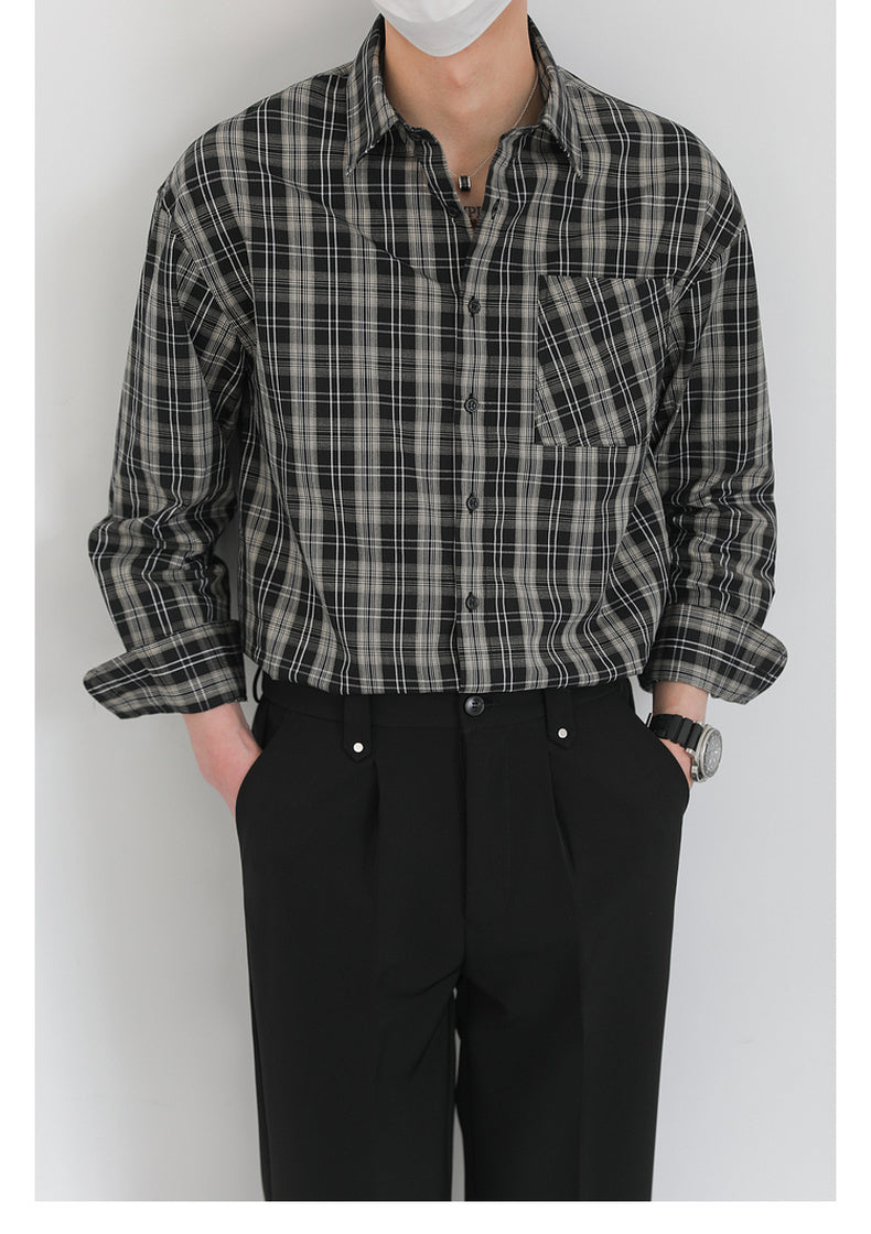 plaid shirt M250