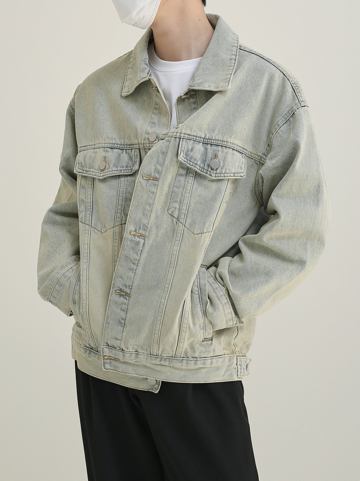 Wash denim jacket M18