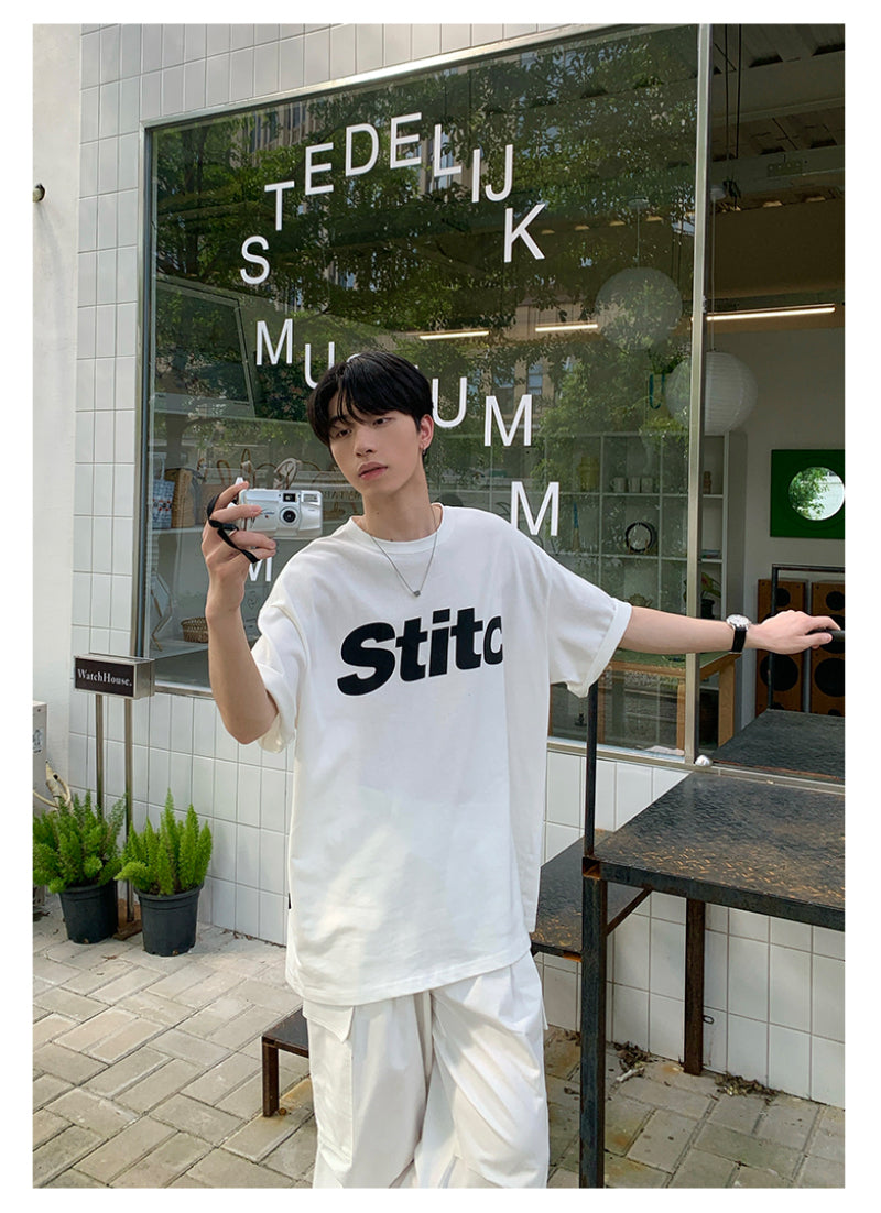 モノグラムプリントTシャツ M519