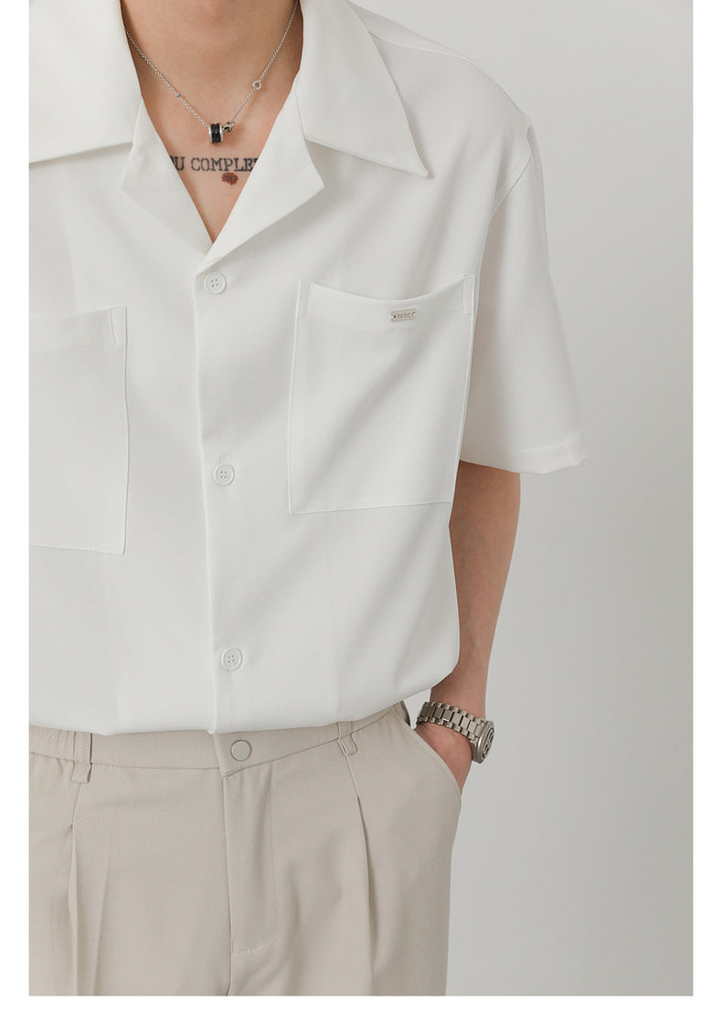 double pocket short sleeve shirt M312