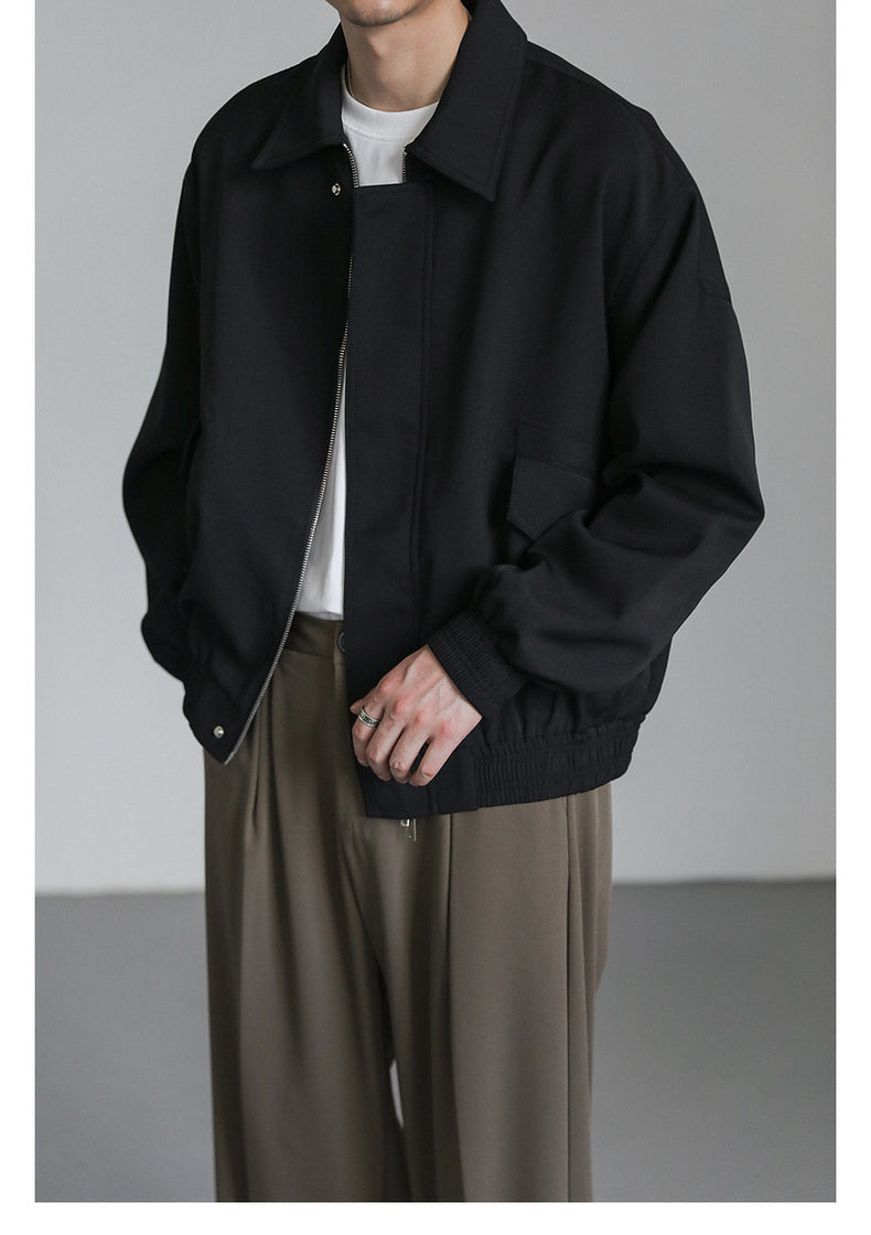 fold-up collar short jacket M255