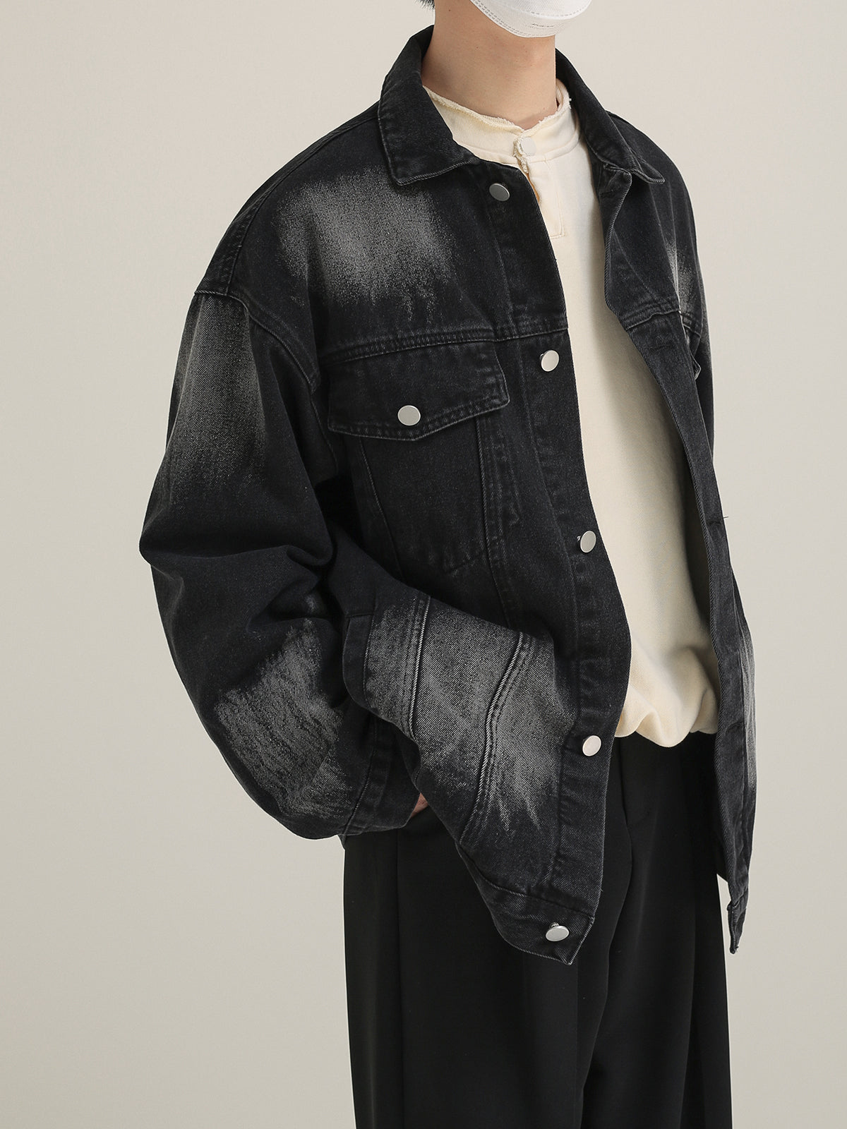 Hanging denim jacket M53