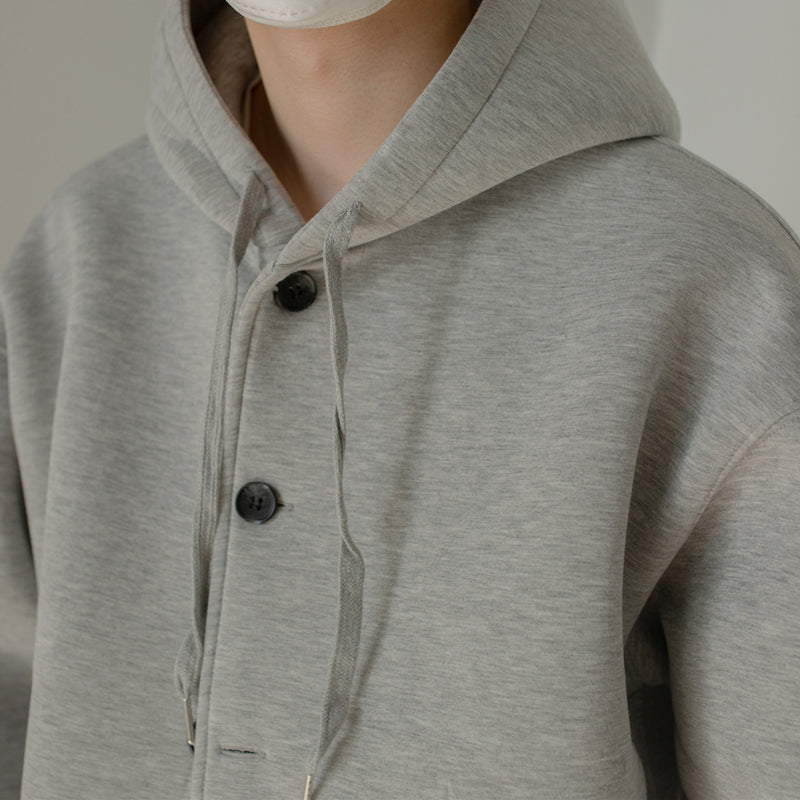 hooded sweat cardigan M228