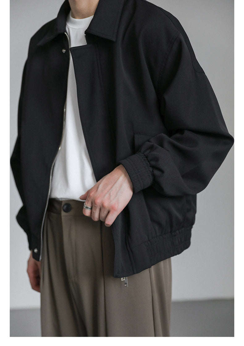 fold-up collar short jacket M255