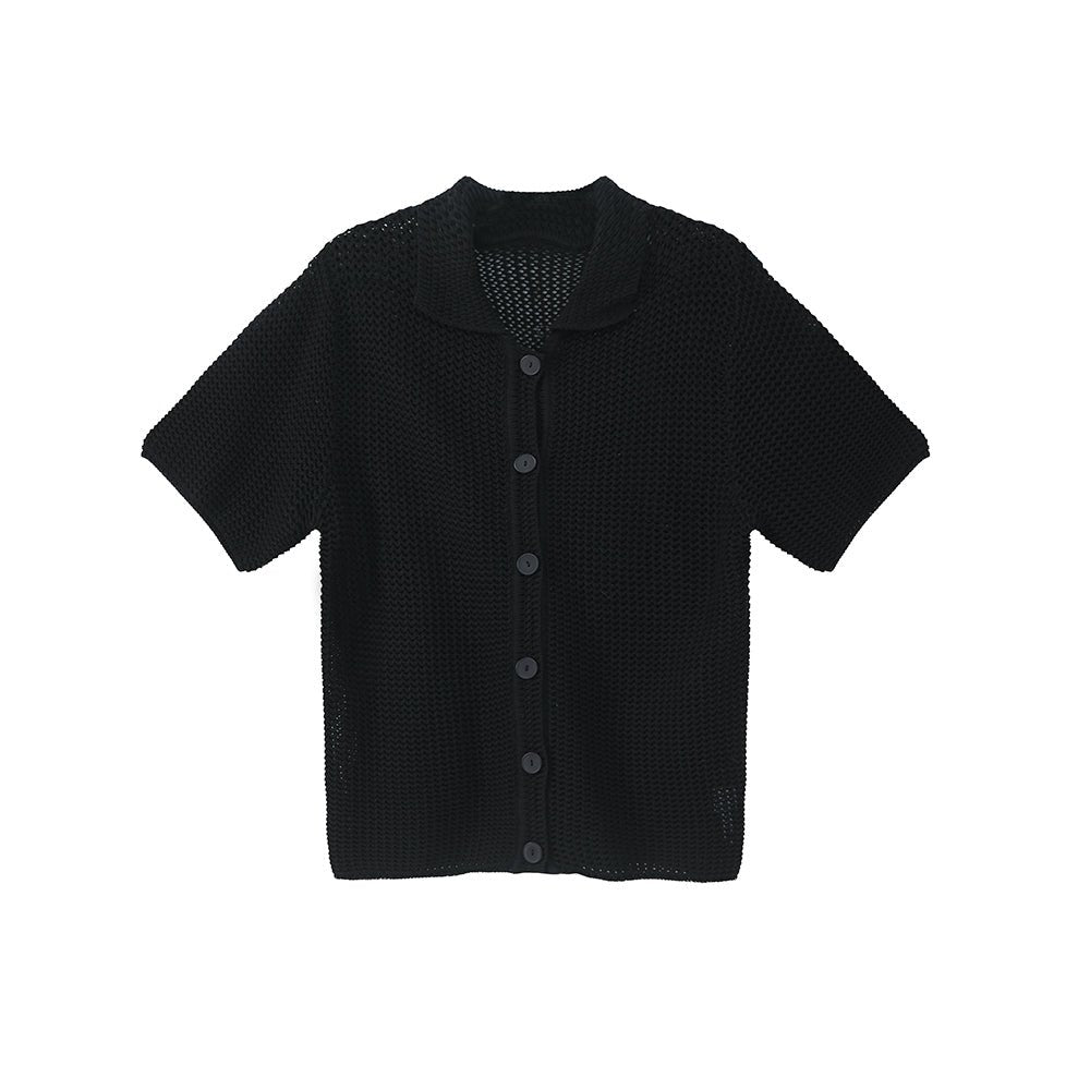 Short sleeve knit shirt OR3239 - ORUN