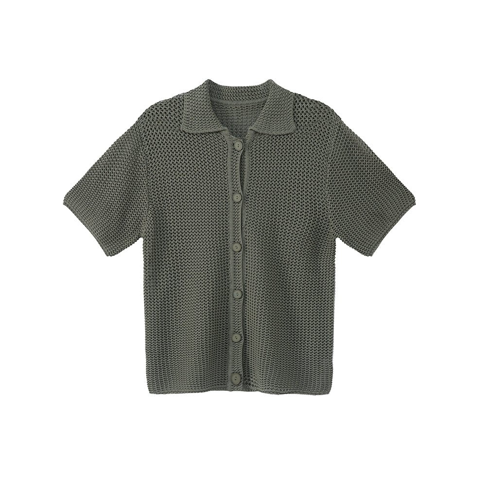 Short sleeve knit shirt OR3239 - ORUN